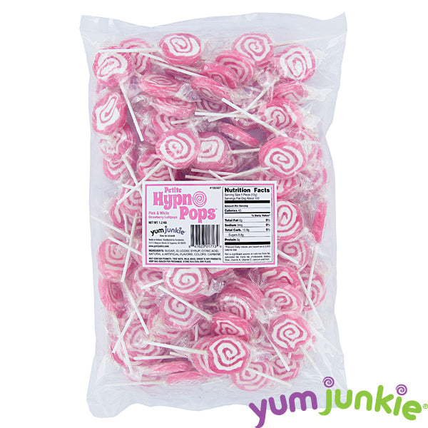 Pink Spiral Lollipops – YumJunkie