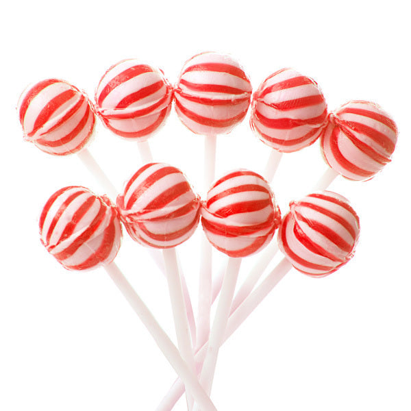 Bright Rainbow Candy Cane Striped Cake Pop Party Straws